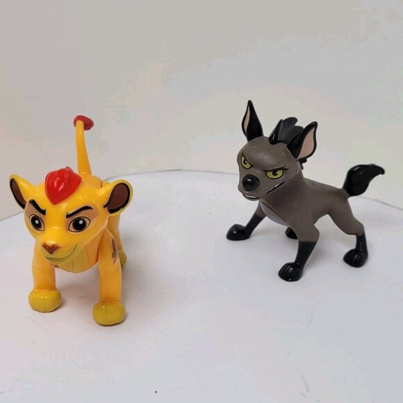 Lot Disney Lion King Lion Guard Kion And Janja Hyena Pride Lands Figure - Picture 15 of 16